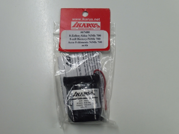 Ikarus NiMh battery 8 cells | 700 mAh # 67480